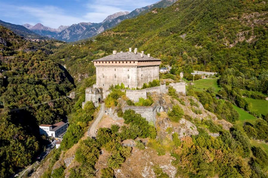 Verrès in Valle D’Aosta e il suo castello
